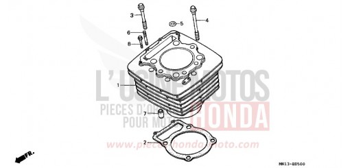 CYLINDRE XR600RP de 1993
